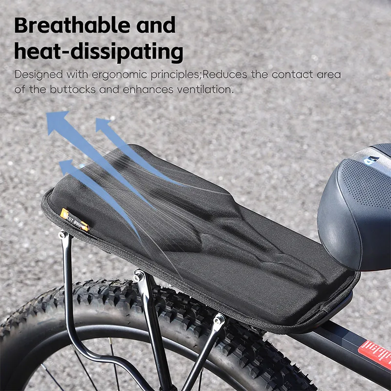 Подушка заднего сиденья велосипеда MTB мягкая утолщенная губка расширенная