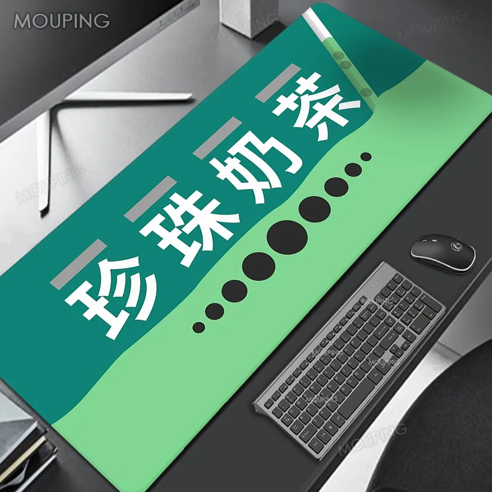 Милый японский коврик для мыши для офиса размером 450 см, Настольный коврик для компьютера, милые настольные коврики размером 800x400, большие коврики размером 90x40, настольные аксессуары