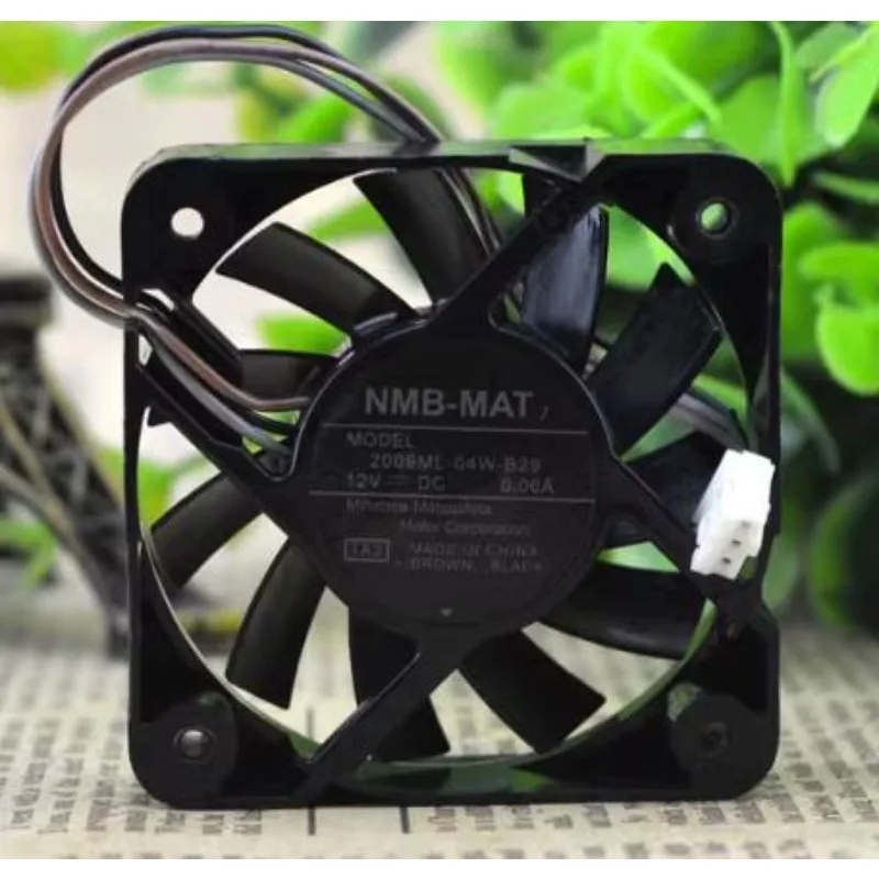Оригинальный вентилятор для процессора Для NMB 2006ML-04W-B29 5015 12 В 0.06A 5 см 3-проводной вентилятор для проектора 50*50*15 мм