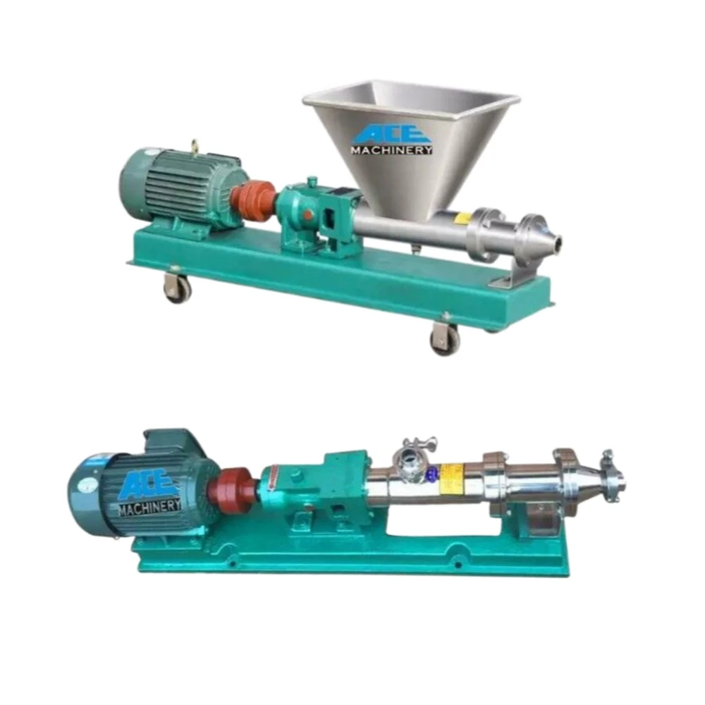 

High Pressure Sanitary Stainless Steel Ss304 Ss316l Single Screw Chocolate Sesame Paste Transfer Pump