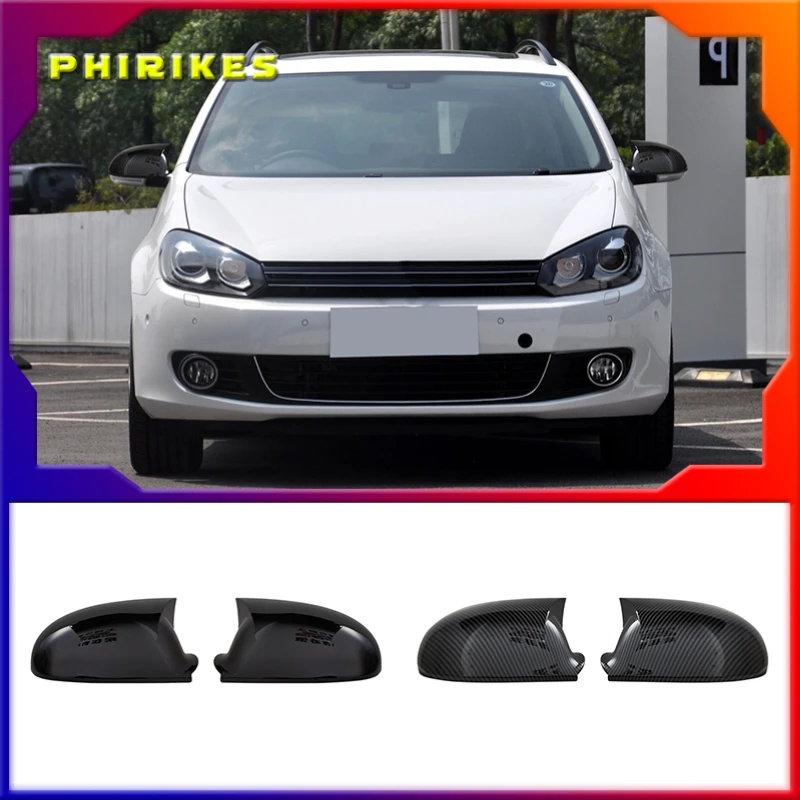 

For Volkswagen Golf 5 MK5 GTI Jetta 5 Passat B6 B5.5 Side Wing Mirror Covers Caps For VW Sharan Golf 5 6Plus Variant EOS