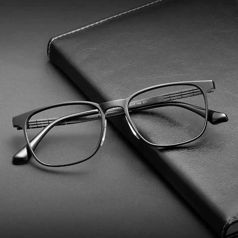 

VMOERS Pure Titanium Ultralight Frame Glasses Eyewear Men Optical Prescription Glasses Frame Square Male Myopia Frame Eyeglasses