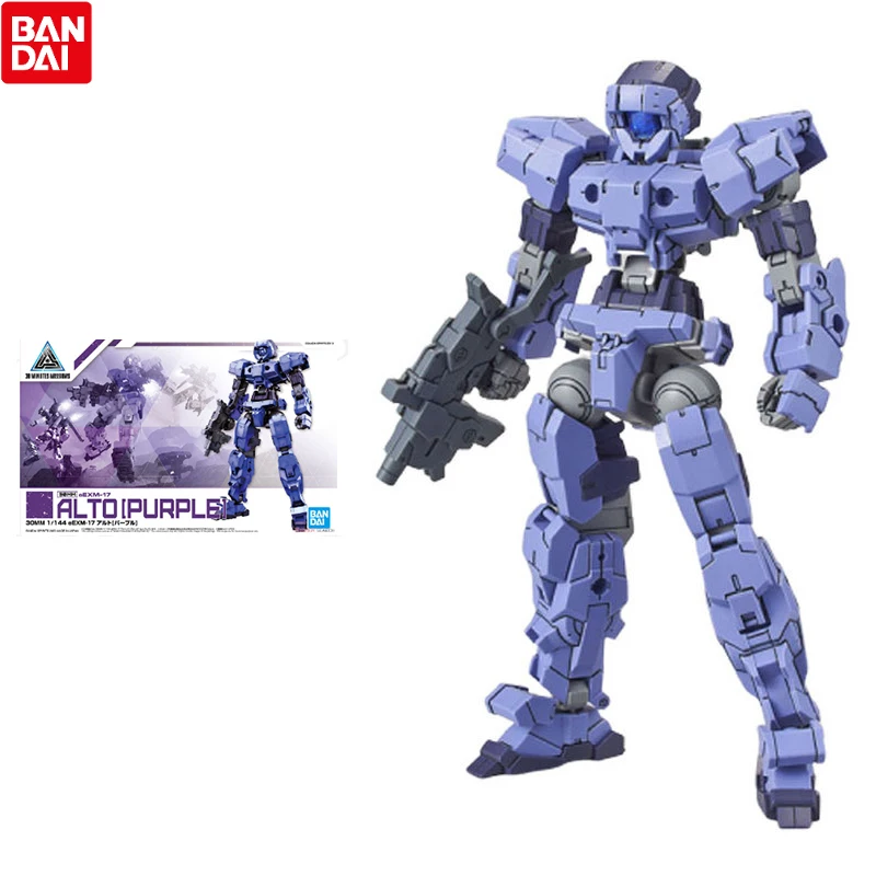 

Bandai Gundam Model Kit Anime Figure 30MM 1/144 EEXM-17 Alto Purple Genuine Gunpla Model Action Toy Figure Toys for Children