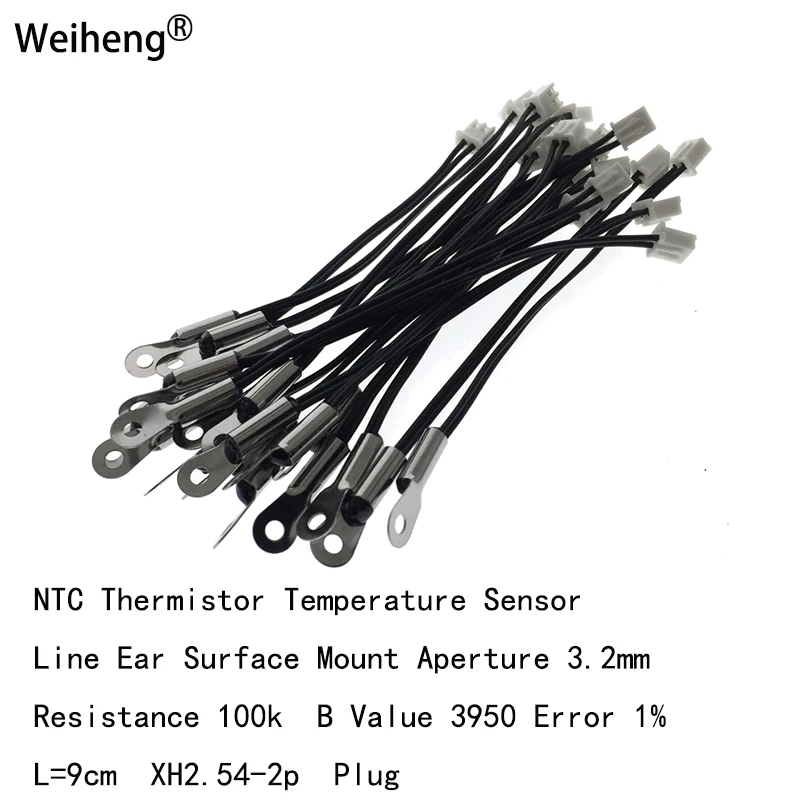 10 шт. линейный ушной поверхностный монтаж диафрагма 3 2 мм NTC термистор устойчивый