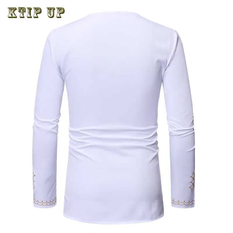 Длинная рубашка в африканском племени Дашики новинка тонкая классическая с