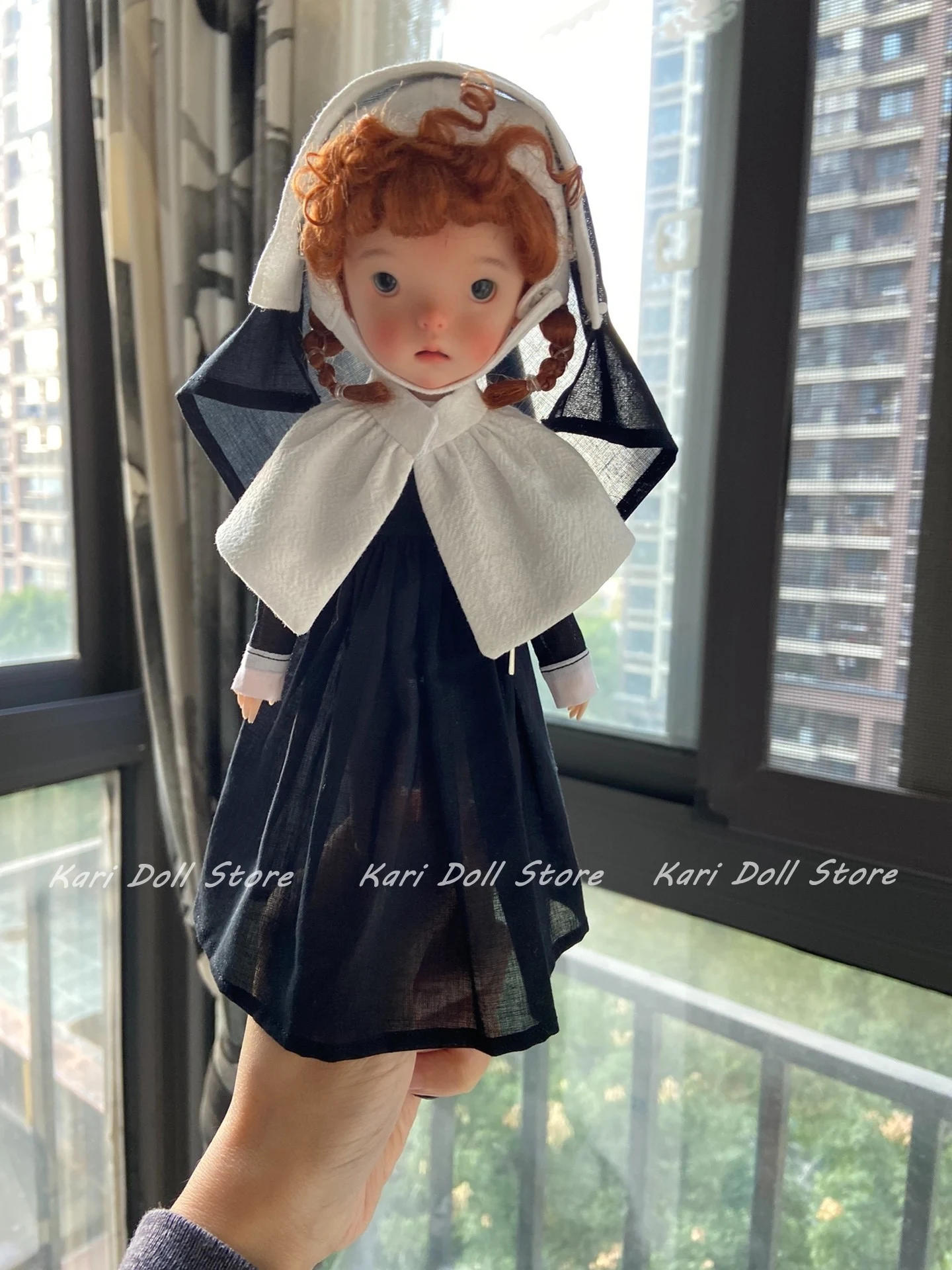 Kari Doll Одежда и юбки 2025 Винтажное платье монахини кукольный комплект для куклы