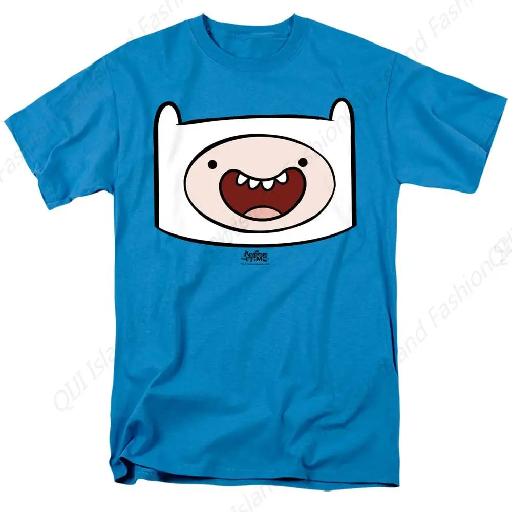 Футболка унисекс для взрослых Adventure Time Finn Head