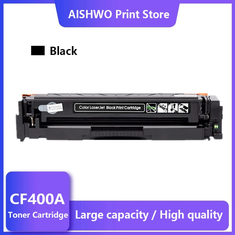 ASW CF400A CF401A 402 403A 201A Compatible Color Toner Cartridge For HP Color LaserJet Pro M252dn M252n MFP M277dw M277n M274n