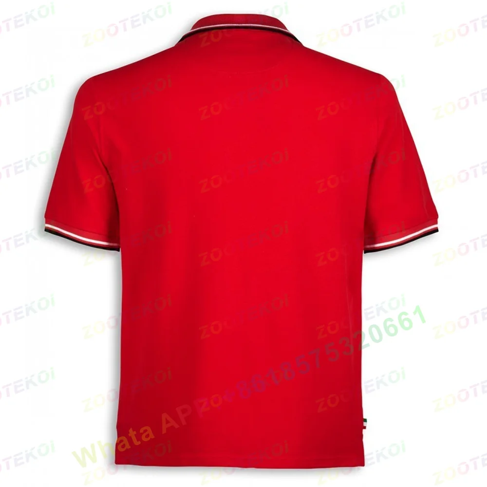 Moto For Ducati Pramac Racing Team Polo Shirt Button Lapel Men's Motorcycle Polyester Summer Quick-dry Breathable Do Not