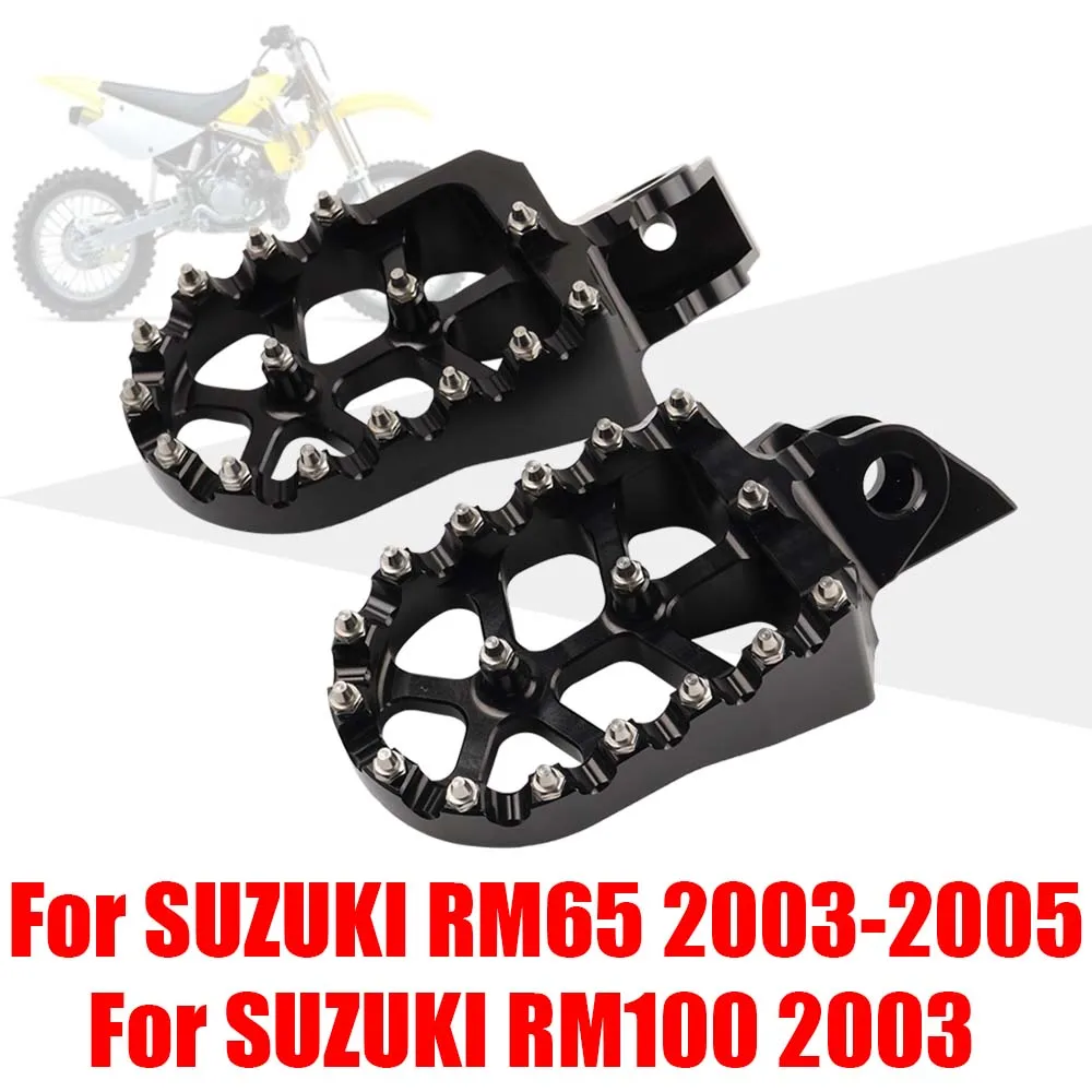 Подножки для SUZUKI RM65 RM 65 2003 - 2005 RM100 100 аксессуары мотоциклов подножки подставки