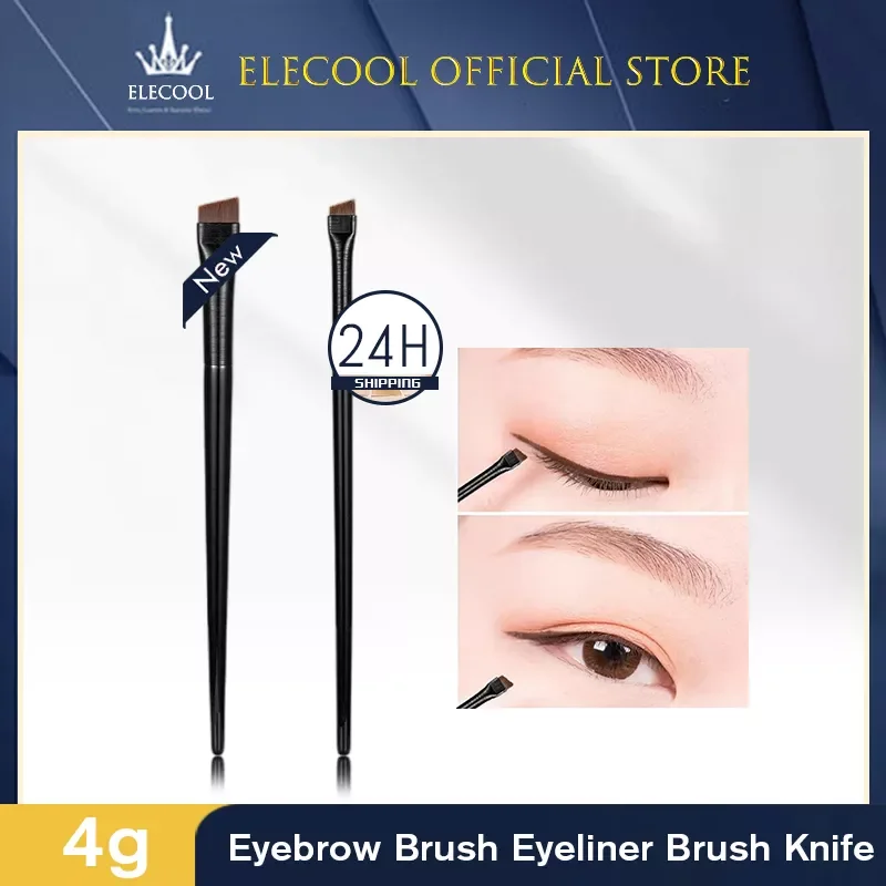 

NEW2023 100pcs/set Brow Contour Brush Eyebrow Eyeliner Brush Portable Small Angled Eyebrow Liner Brush Women Makeup Cosmetic Too