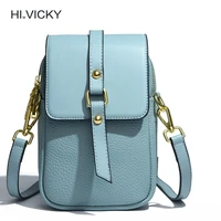 mini genuine cow leather phone crossbody bags for women 2022 summer lady shoulder handbag female fashion brand luxury purses