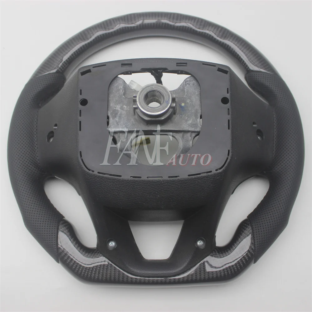 Сменное рулевое колесо из углеродного волокна с кожей для Hyundai IX45 SANTA FE 2013-2018