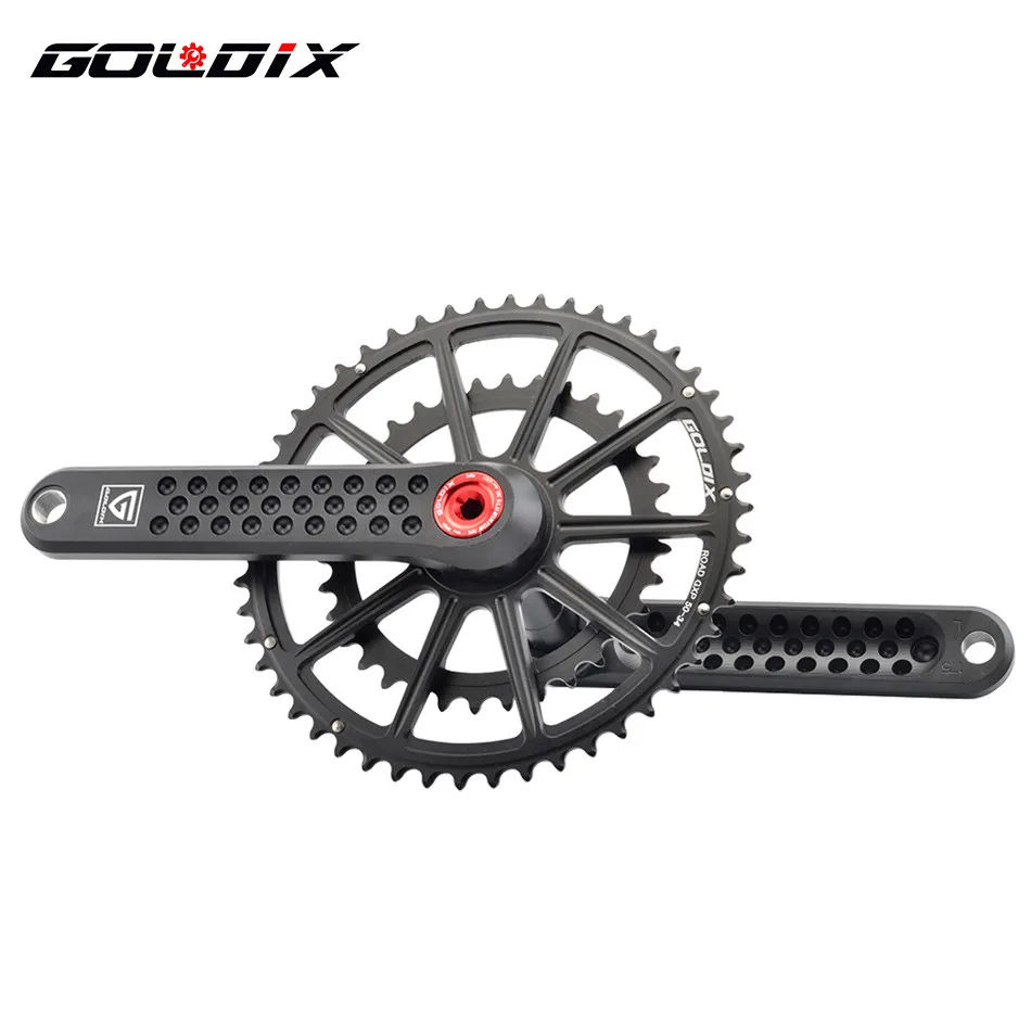 Сверхлегкий велосипедный шатун GOLDIX 32-48T для GXP с двойной звездочкой ЧПУ 160/165/170/175