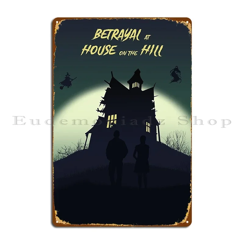 Металлическая вывеска Betrayal At House On The Hill