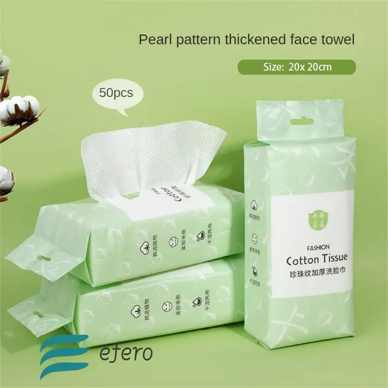 

Clean And Hygienic Makeup Towel Thick And Durable Face Towel Soft Cotton Texture Can Be Hung Disposable Towel Skin Care Tools