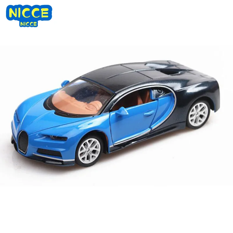 

NICCE 1:36 Bugatti Chiron Scale Toy Metal Alloy Sports Car Diecasts Vehicles Model Miniature Toys for Children Collection A129