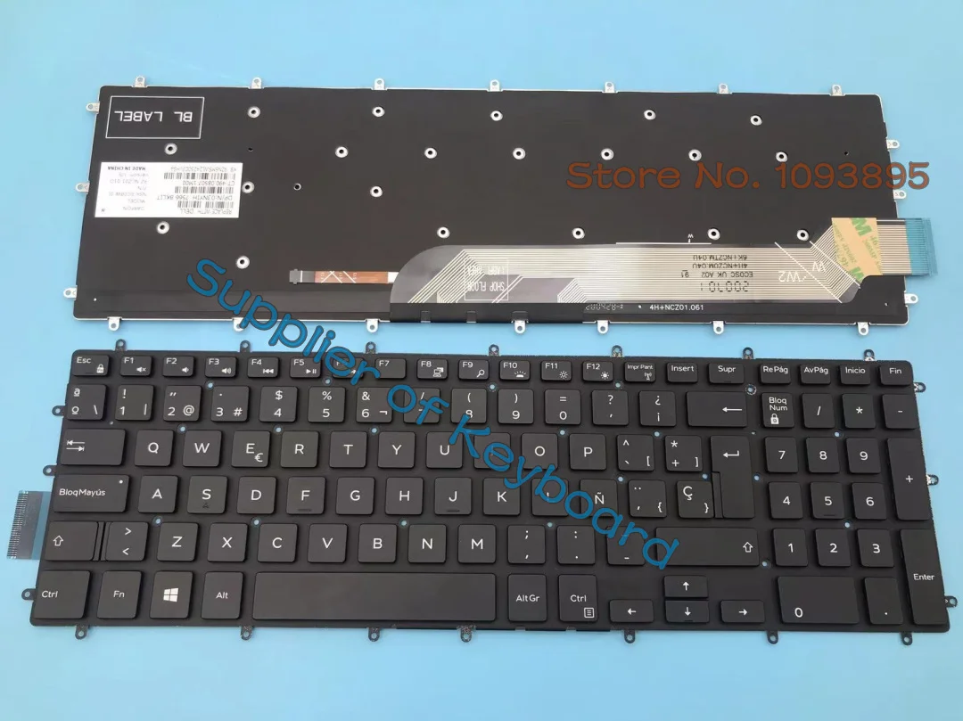 

New For Dell G3-3579 3779 G5 5587 G7 7588 15 Gaming Latin Spanish Keyboard Backlit