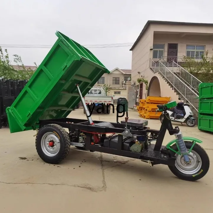 ZL строительная площадка электрический самосвал трехколесный нагрузка кирпич