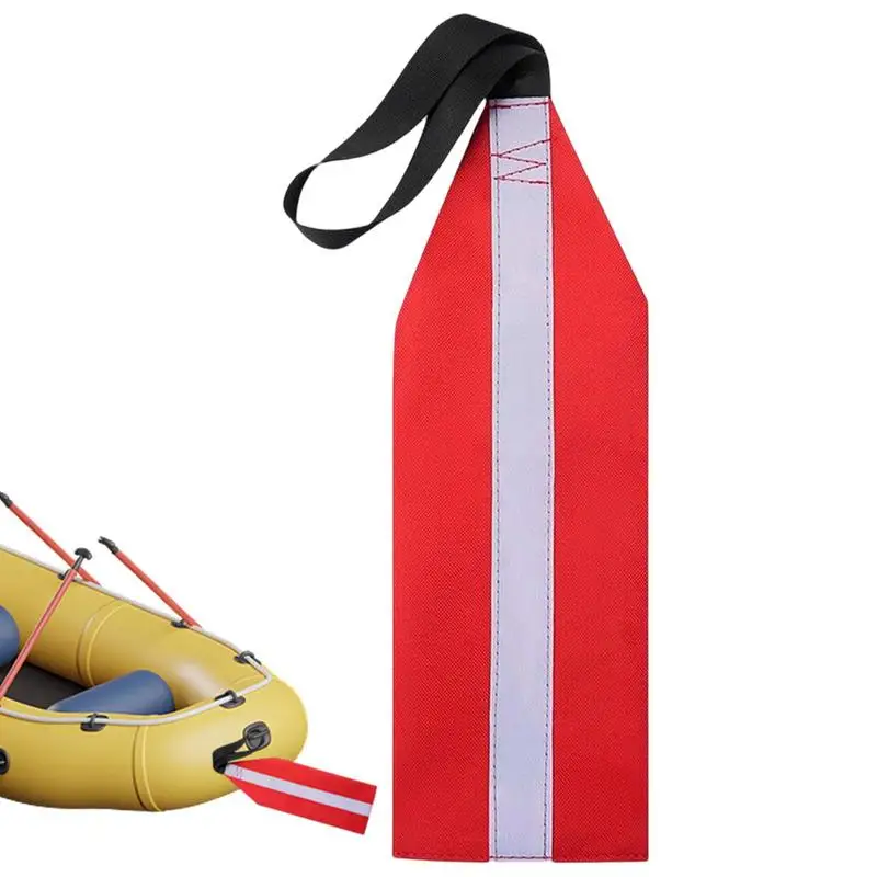 Flags With Webbing Safety Travel Flags For Boats Warning Flag For Canoes Boats Towing Canoes Truck Safety Accessories Kit
