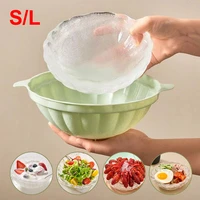 ice bowl maker mold food grade bowl mold innovative ice cream freeze container reusable diy crystal ice bowl for dessert fruit