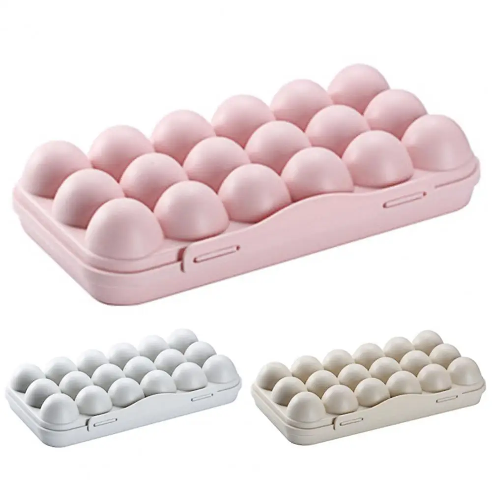 

Egg Storage Box Practical Shockproof Waterproof Household Egg Fresh Storage Box with Lid for Family Egg Box Egg Box