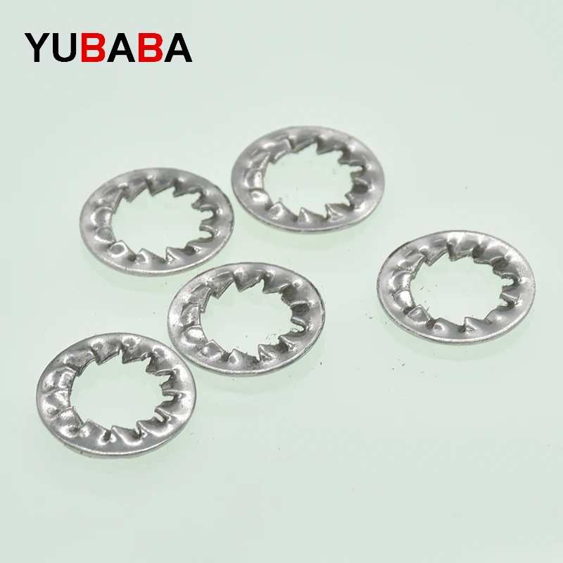 DIN6798J шайба с внутренним зубчатым замком Метрическая Звездная M3 M4 M5 M6 M8 M10 M12 M14 M16 M18