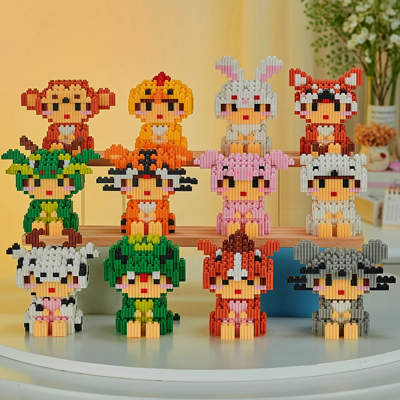 

Pokemon Small Building Pokemon Blocks Small Cartoon Picachu Animal Model Education Game Graphics Pokemon Toys for Kids Birthda