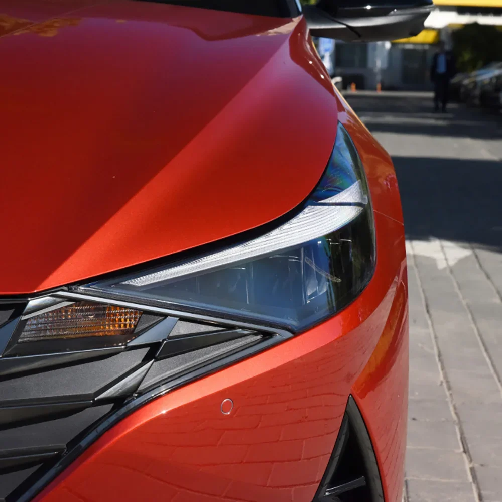 Для Hyundai Elantra 2020 2021 2022 прозрачный корпус фары маска абажур крышка замена