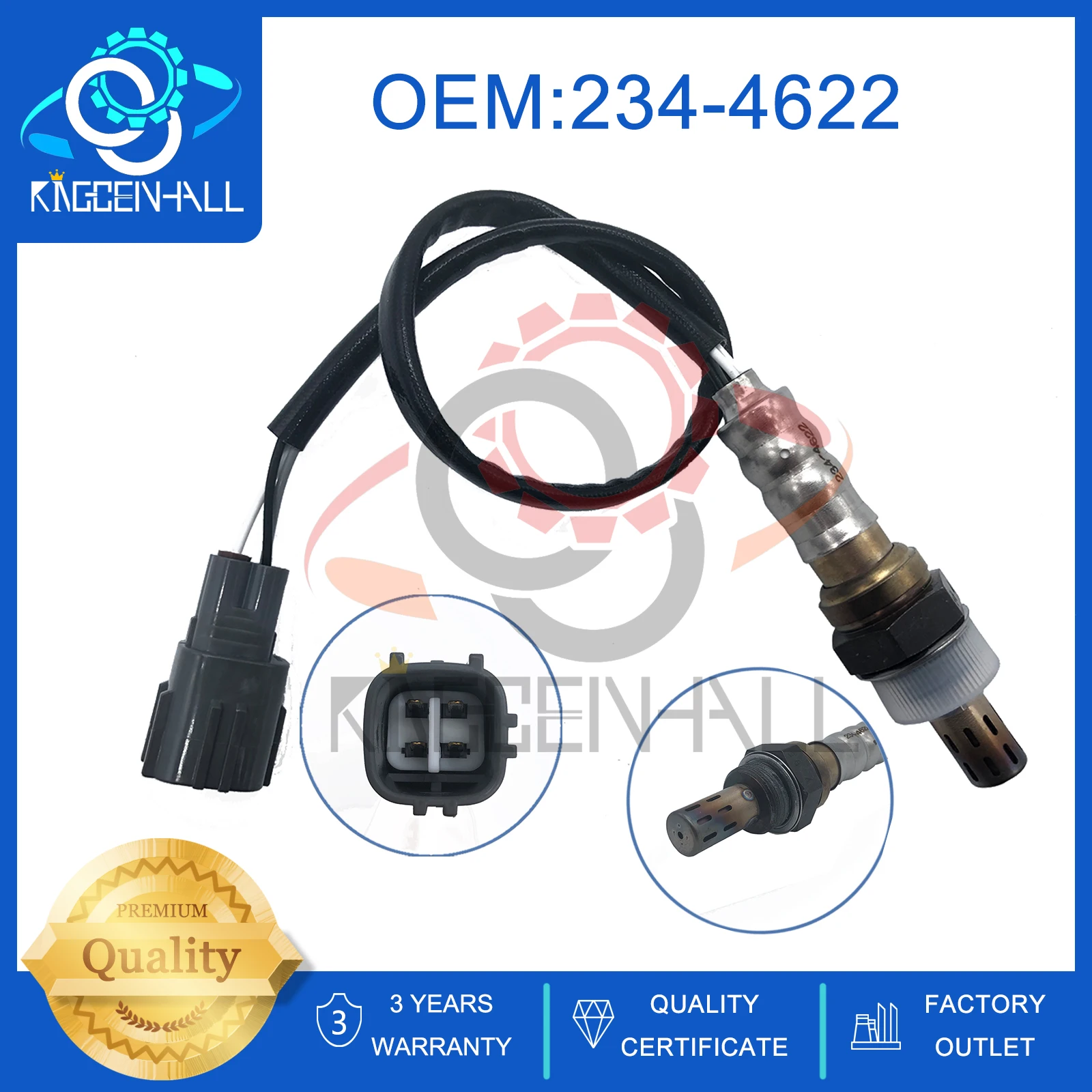 Нижний датчик кислорода 234-4622 для Toyota Avalon Camry Corolla Matrix RAV4 8946506100 8946516050 8946533080 8946533180