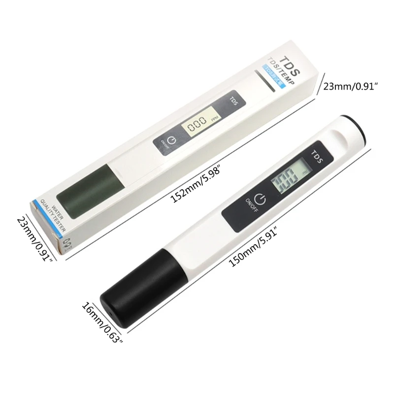 Precison TDS Meter Анализатор воды Цифровой тестер качества Ручка для рыболовства
