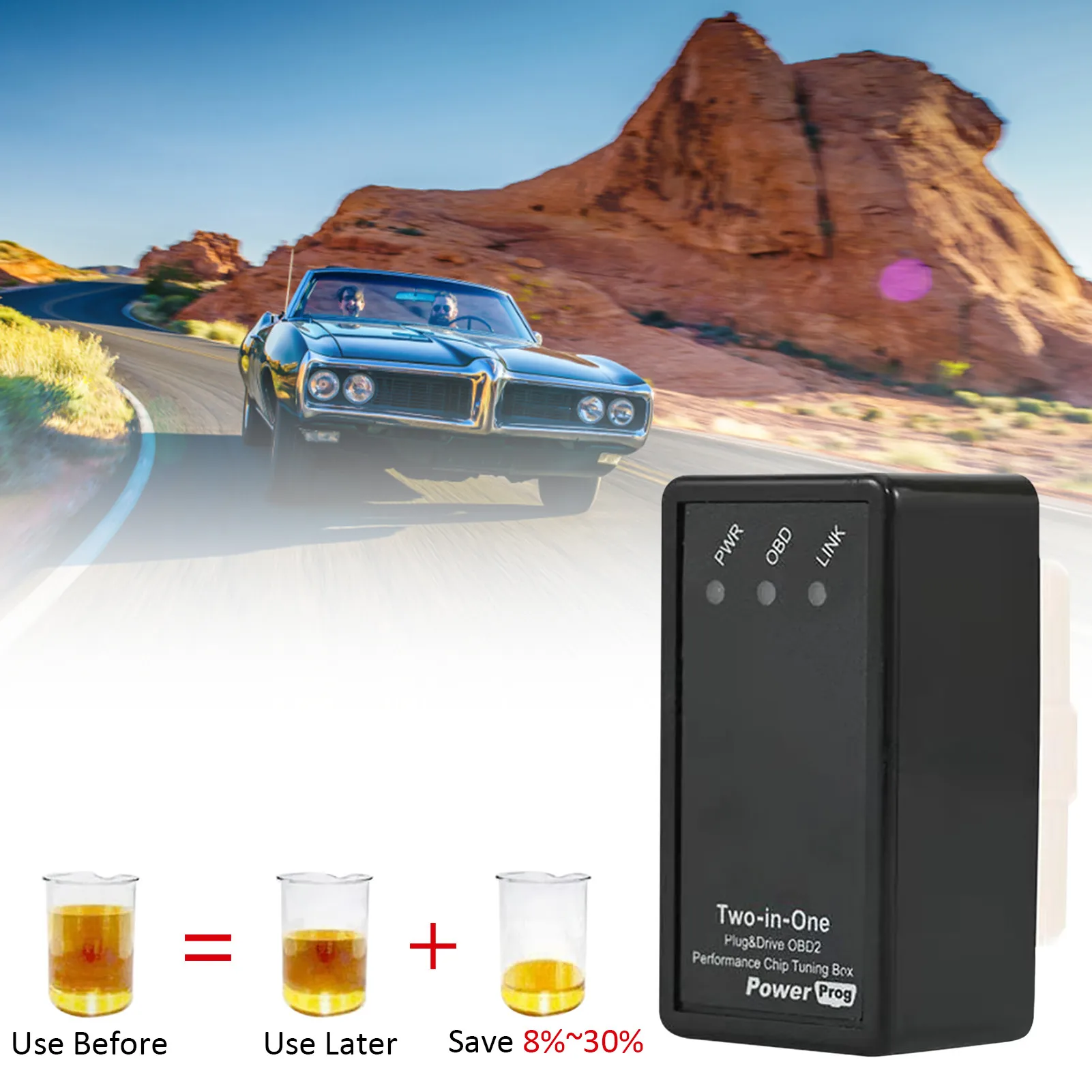 Экономия топлива ECO OBD2 чип тюнинг коробка более мощный крутящий момент Nitro OBD 2