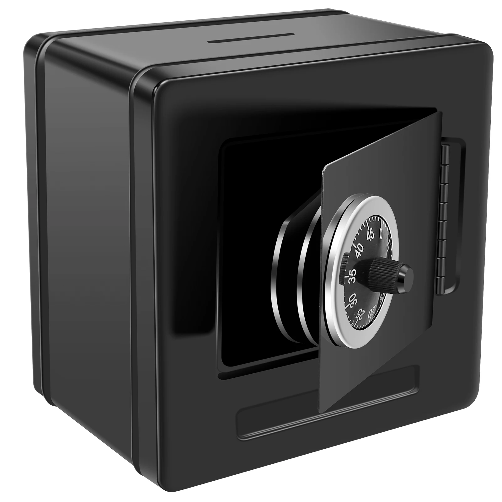 

Металлическая копилка-сейф с кодовым замком