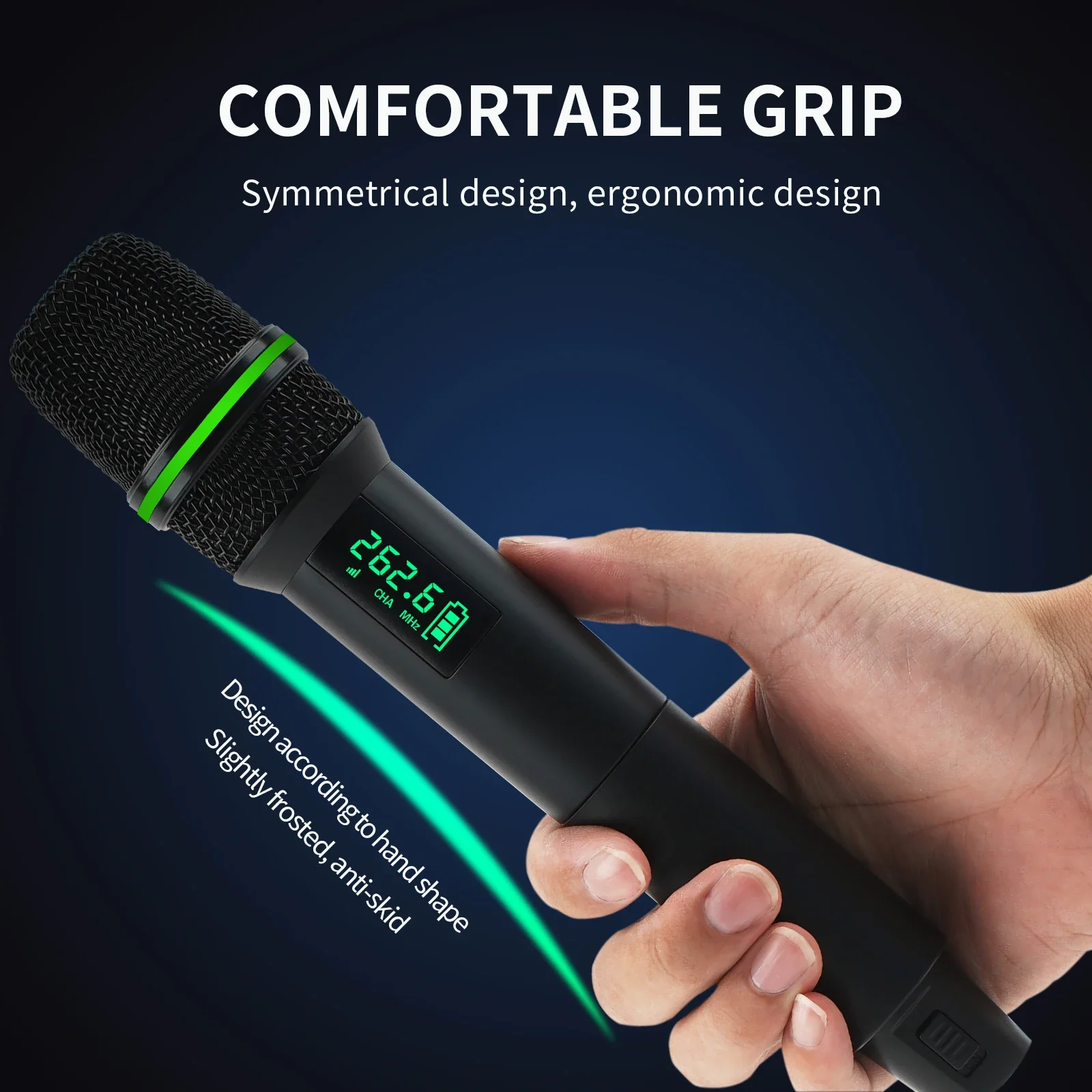 XTUGA V777 VHF Профессиональный беспроводной динамический микрофон Автоматическая