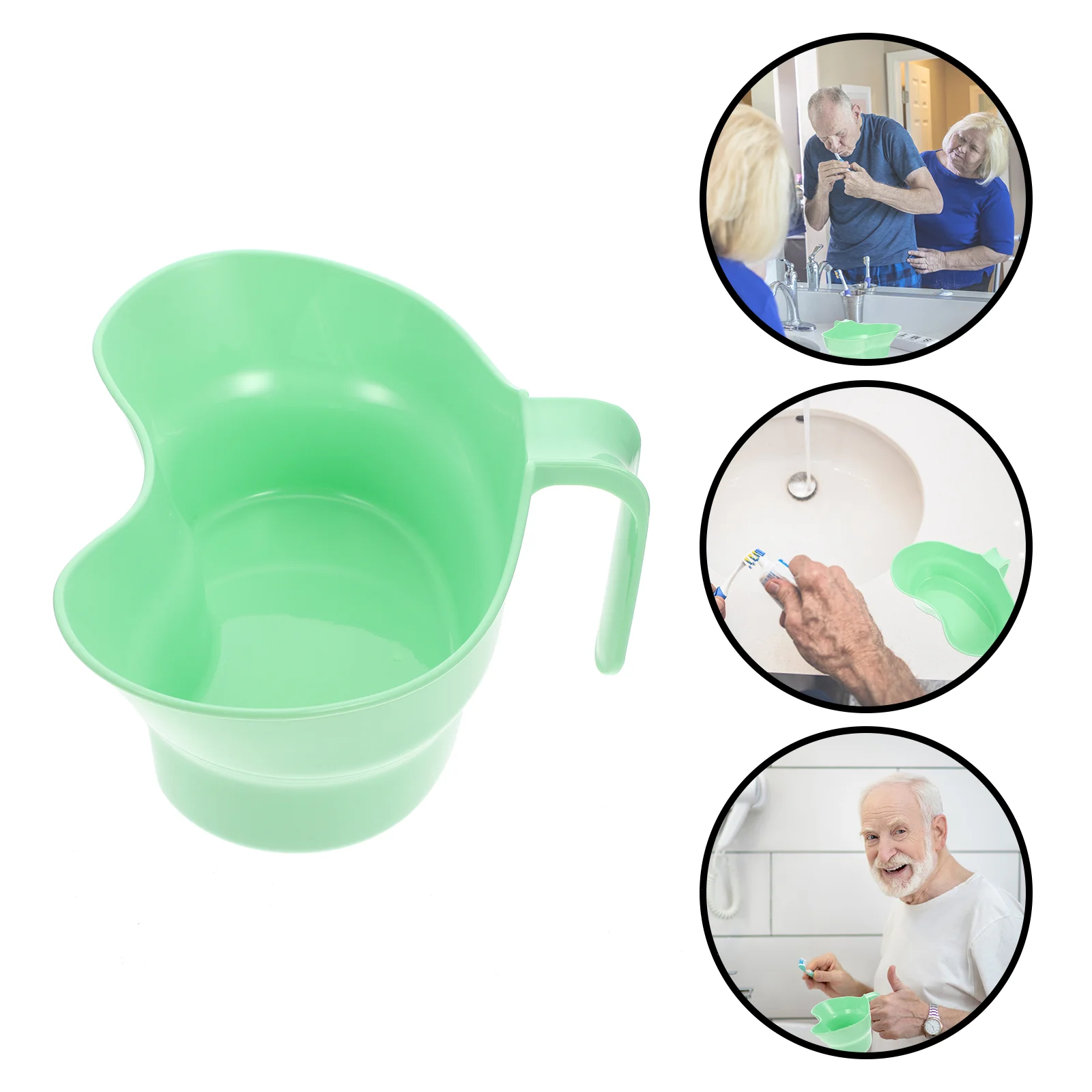 

Teeth Brushing Wash Cup Toothpaste Elderly Cups Home Accessory Milk Container Bath Box Mug Mugs Pp Plastic