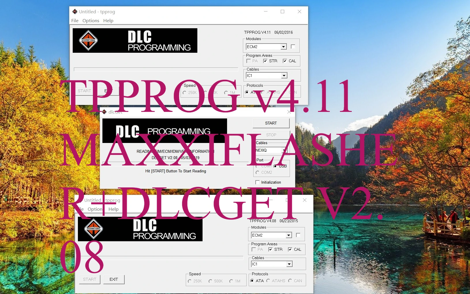 AutoDVD International Navistar TPPROG v4.11 MAXXIFLASHER+DLCGET V2.08 (art.: 3920db91ec139) - 3920db91ec139