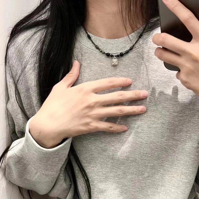 Винтажное ожерелье с подвеской в виде головы льва цепочка из бисера колье