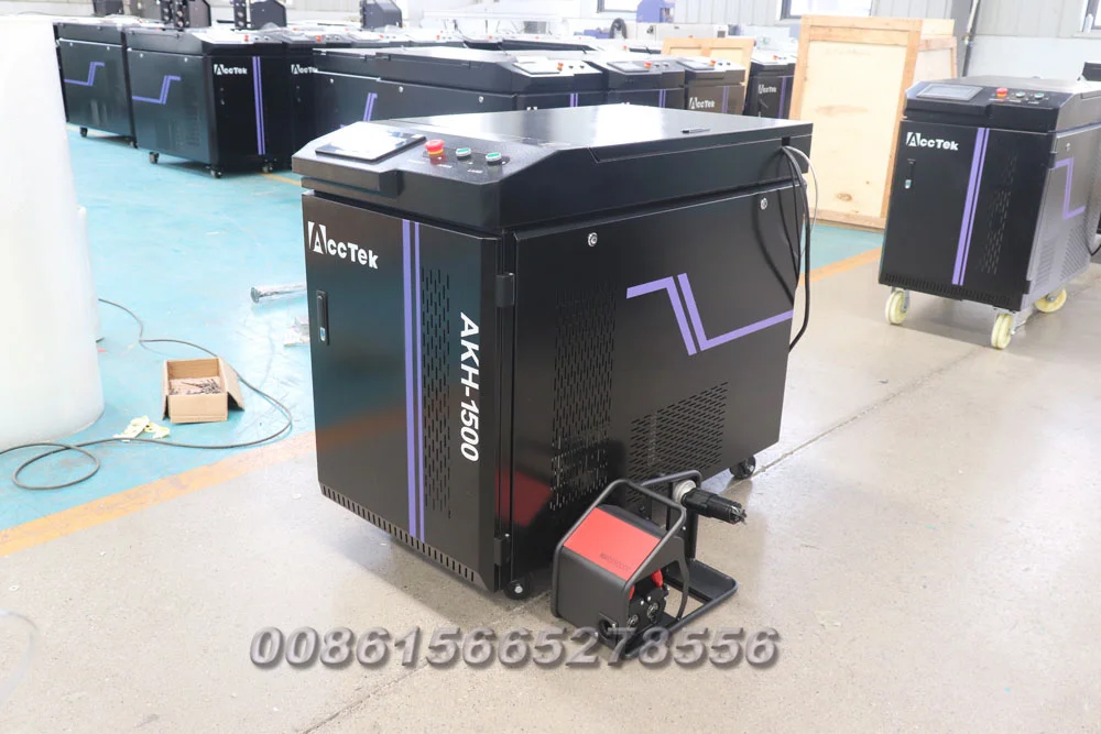 Высокоточный Ручной волоконный лазерный сварочный аппарат 1500 Вт лазерная