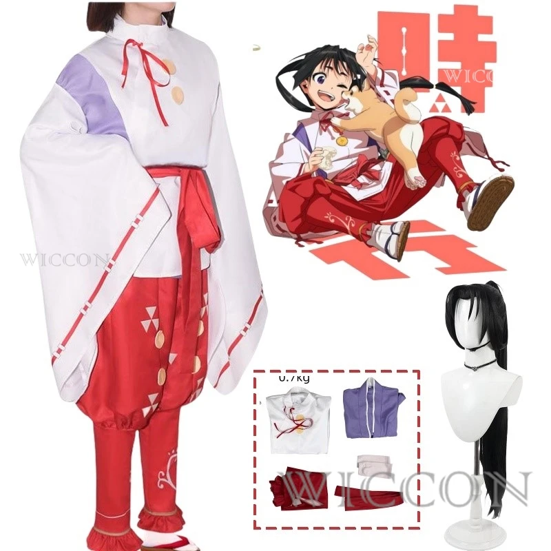 Аниме The Elusive Samurai Tokiyuki Hojo Косплей Костюм Парик Униформа Chojumaru Warriors Хэллоуин