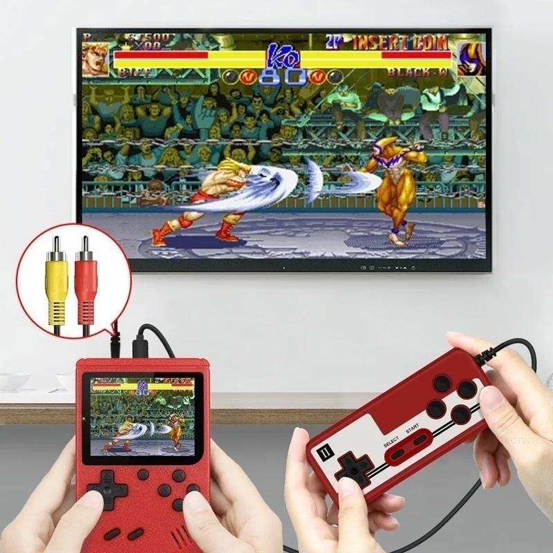 Retro Portable Mini Handheld Video Game Console 8-Bit 3.0 Inch Color LCD Kids Color Game Player Built-in 400 games Genuine Sale