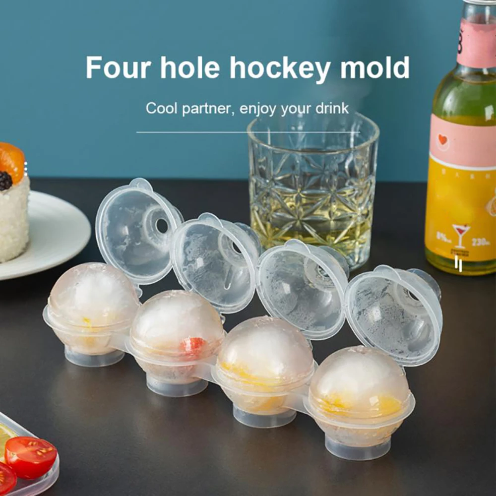 

Ice Hockey Ice Box Molds Sphere Round Ball Ice Cube Makers Bar Party Kitchen Whiskey Cocktail DIY Ice Cream Moulds Ice Mould