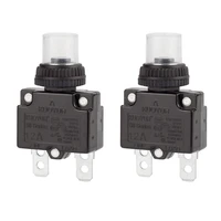 2 pcs kuoyuh 88 series12a with thermal overload protector switch of electric motor circuit breaker with waterproof cap