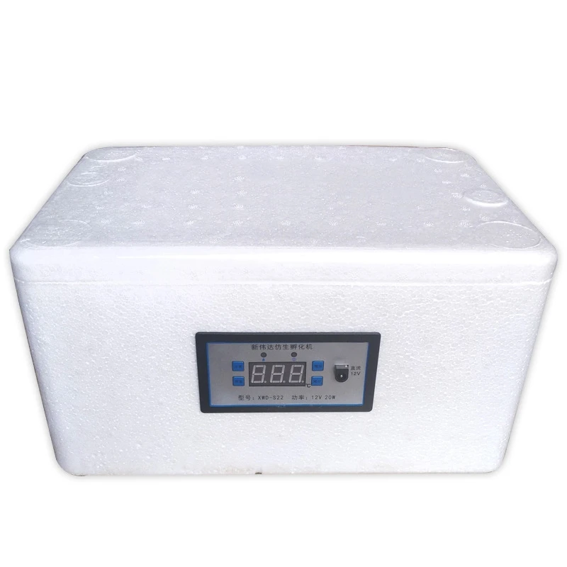 

22 Eggs Incubator Automatic Home Digital Chicken Poultry Hatcher Foam Waterbed Incubator Farm Incubation Tool ,US Plug