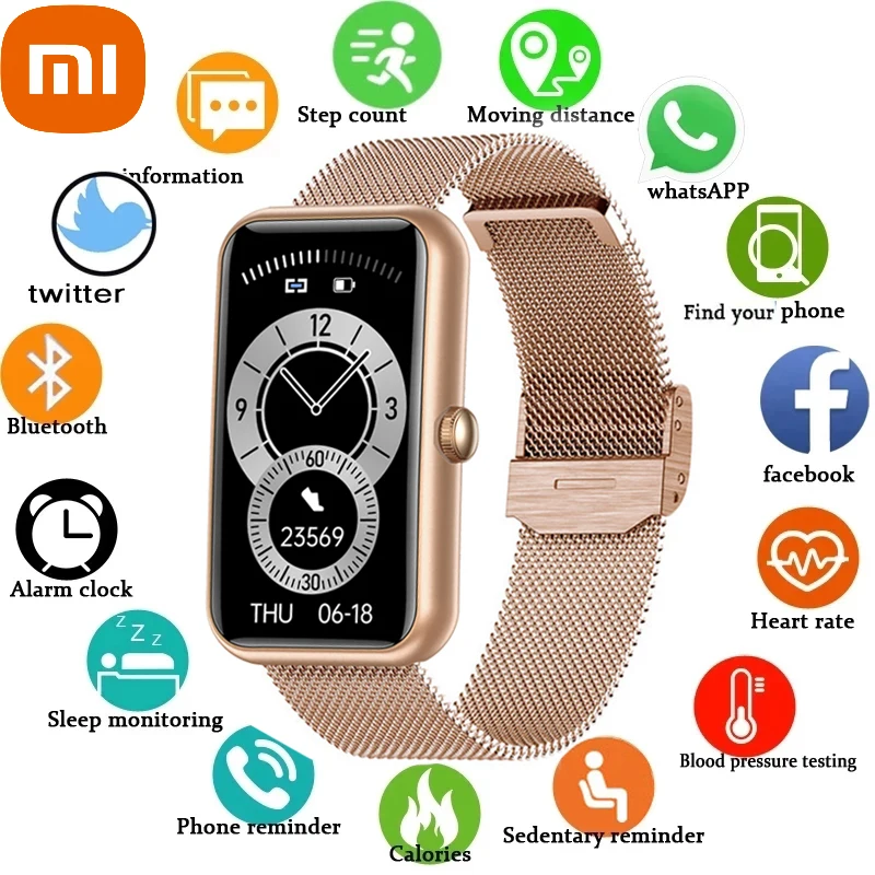 

xiaomi Smart Bracelet Men Pedometer Watches Blood Pressure Blood Oxygen Detection Call Bluetooth Smart Watch Women For Huawei
