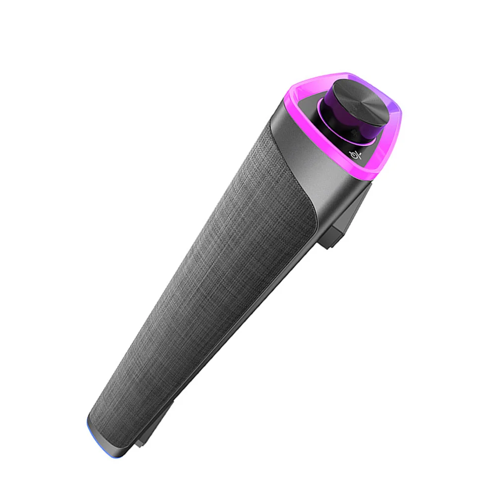 

1pc Computer Tablet Desktop Household Loudspeaker Music Dual Speaker Sound Bar