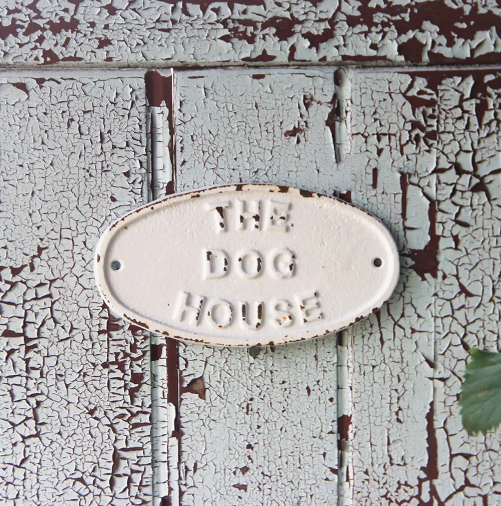 Oval Wall Decor Plaque Sign