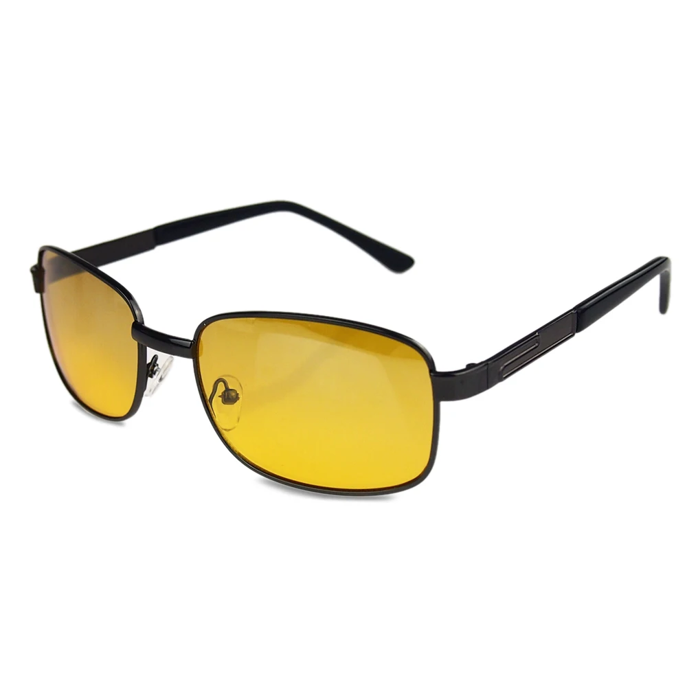 Men Night Vision Glasses Women Polarized Sunglasses Yellow Lens Anti-Glare Goggle Night Driving Sunglasses Eyewear