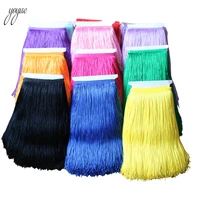 yoyue 10 yards 30cm long fringe lace tassel polyester lace trim ribbon sew latin dress stage garment curtain diy accessories