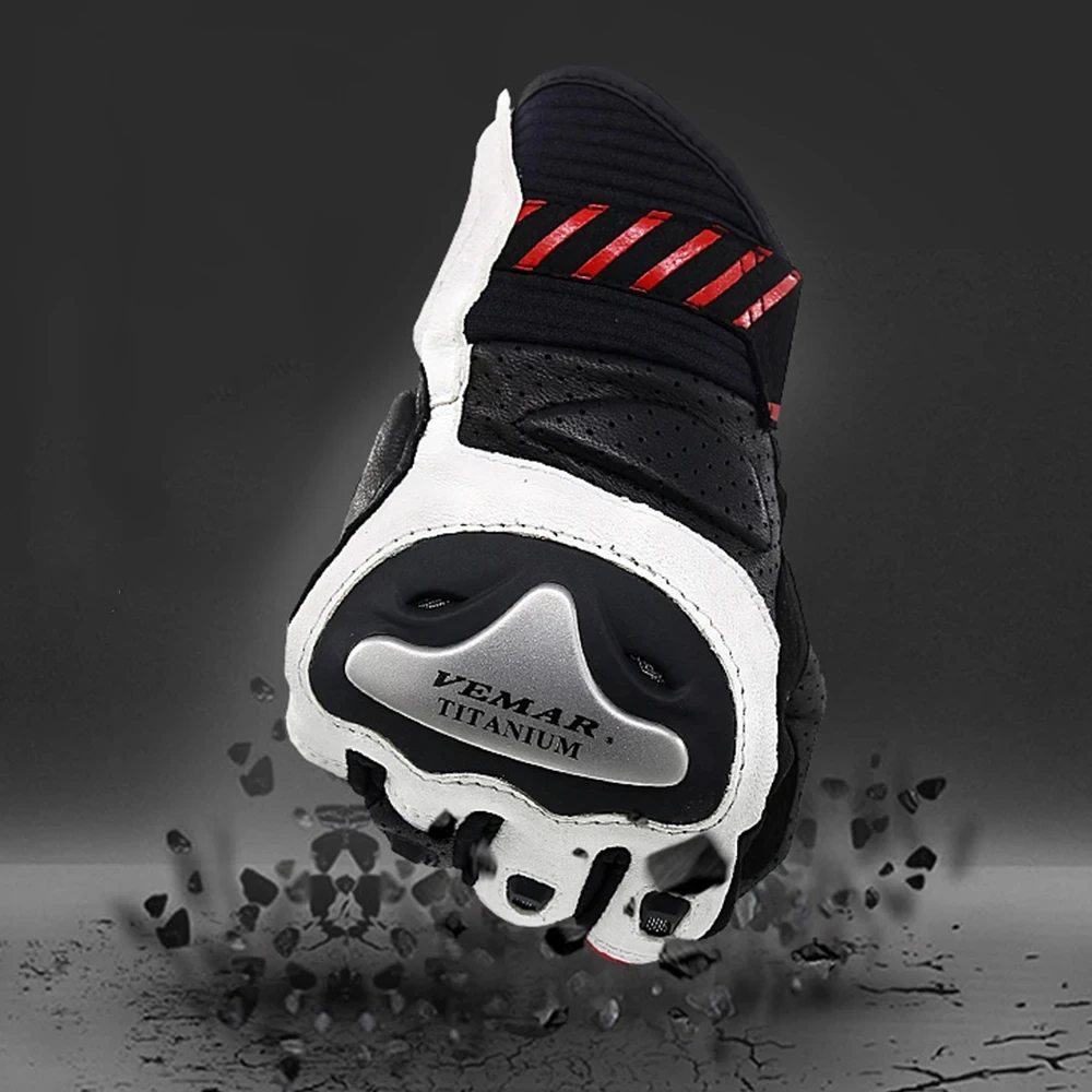 Мотоциклетные Перчатки в стиле ретро для мотоциклистов мужские кожаные