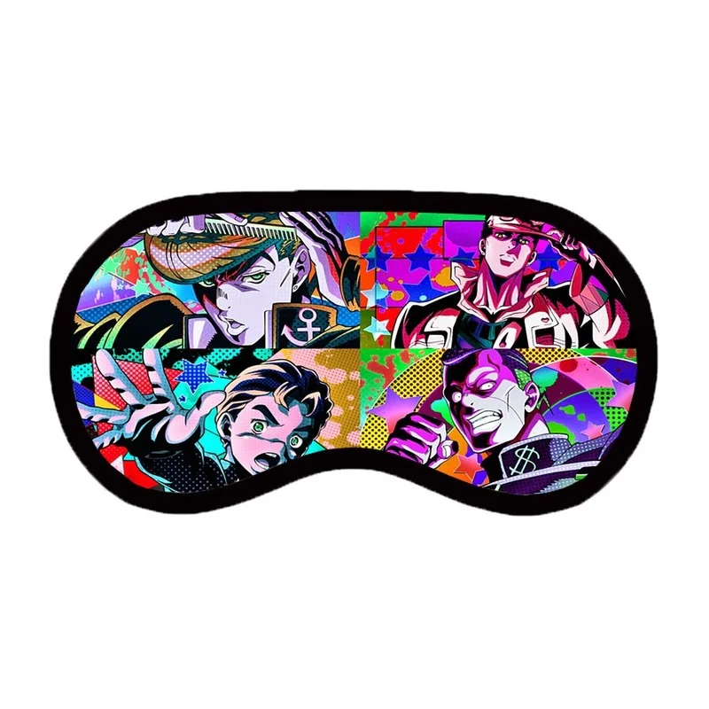 

JoJo Bizarre Adventure Eye Patch Anime Sleep Blindfold Printing Masks Cosplay Eyes Mask for Man Blackout Eyepatch Cartoon Kinsen